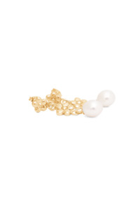 C&V XL Cherry Blossom Earrings - Gold