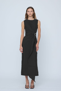 Wynn Hamlyn Astrid Sleeveless Maxi Dress - Black