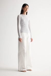 Elka Collective: Elka Collective Lealah Knit Top - Silver