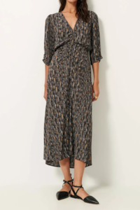 Sessun: Sessun Nylia Dress - Phantom Workikat