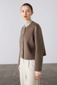 Nz Designer Laing: Laing Cardi Jacket - Birch