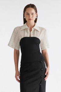 Anna Quan: Anna Quan Wren Top - Tartan Check