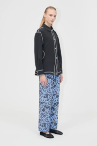 Pre Order: Stine Goya Elasticated Straight Pants - Night/Day Ditzy Floral