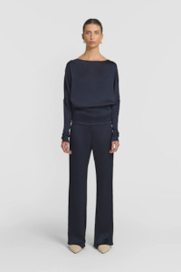 Latest Arrivals: Viktoria & Woods Solomon Top - Midnight Navy
