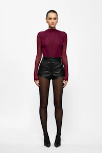 Effie Kats Vihana Bodysuit - Burgundy