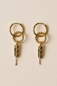 Sessun Toti Bo Earrings - Golden