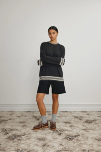 Standard Issue Clothing: Standard Issue Cashmere Oversized Sweater - Carbon