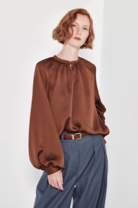 Shjark The Rothko Blouse - Brick