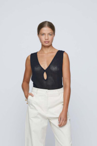 Anna Quan Jasmine Top - Raven