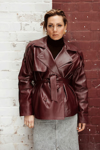 Chapman: Chapman Amal Wrap Front Jacket