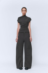 Wynn Hamlyn Rita Top - Charcoal