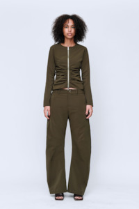 Wynn Hamlyn: Wynn Hamlyn Darted Trackpants - Khaki