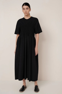 Kowtow Gathered Dress - Black