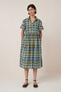 Kowtow: Kowtow Impression Dress - Neon Tartan