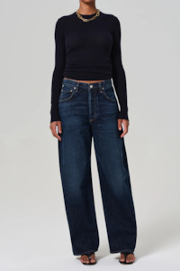 Citizens Of Humanity Ayla Baggy Cuffed Crop - Costa Brava