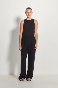 Pants: Juliette Hogan Boyfriend Pant - Black