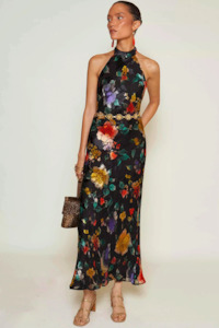 Sale: Rixo Pearl Dress - Ombre Bloom Black