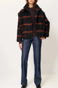 Sessun Paolino Coat - Navyrust