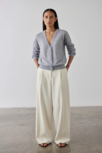 Laing Fine Alpaca Cardigan - Heather