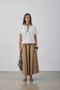 Gregory Nz: Gregory Alma Top - Parchment/Biscuit