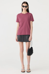 Bassike Classic T-shirt - Faded Plum