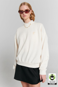 Karen Walker Runaway Girl Crewneck - Ecru