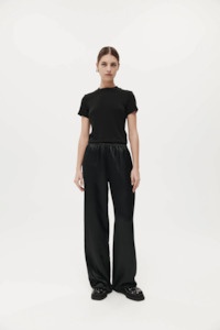 Harris Tapper Irving Trouser - Black Satin