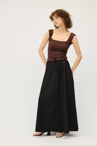 Designer Dominique Healy: Dominique Healy Naia Tank - Chocolate