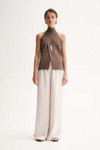 Elka Collective: Elka Collective Gisele Knit Top - Chocolate