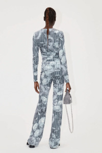 Stine Goya Andy Pant - Metalized Peonies