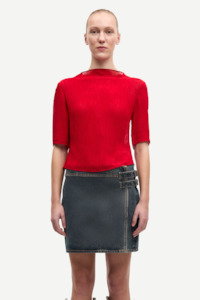 Samsoe Samsoe: Samsoe Samsoe Samiller Top - Haute Red