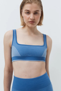 Nagnata: Nagnata Classic Wool Bralet - Ultramarine