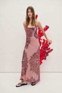 Silk Laundry 1996 Dress - Pressed Coral