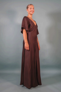 Jillian Boustred Emery Dress - Chocolate