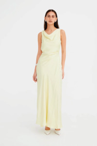 Jillian Boustred Vikki Dress - Lemon