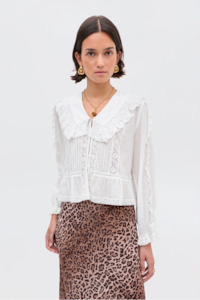 Rixo Maribelle Top - Ivory