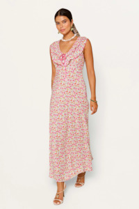 Rixo Seraphina Dress - Shell Pansy Ivory