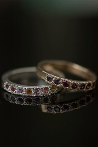 Jewellery Camille Paloma Walton: Camille Paloma Walton Fireworks Ring - 9ct Gold + Sapphires