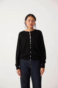 Francie The Anni Cardigan - Black