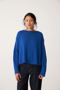 Francie The Dolls Jumper - Azure