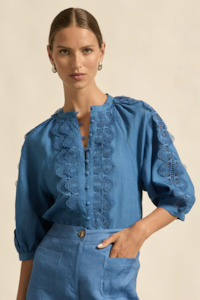 Zoe Kratzmann Bouquet Top - Shoreline