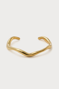 Jane Eppstein Still Wave Bangle - Gold Plated