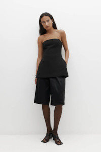 Rebe Emma Strapless Top - Black