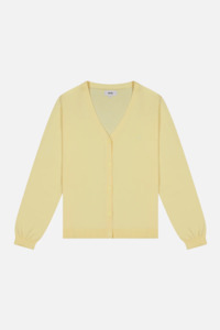 Rebe: Rebe Merino Cardigan - Lemon