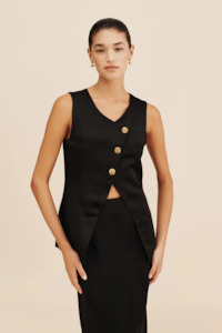 Posse: Posse Gigi Gilet - Black