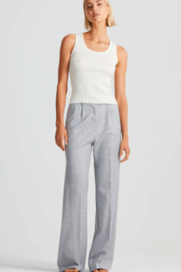 One Six: One Six Signature Tailored Trouser - Grey