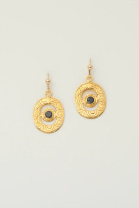 Charlotte Penman Artemis Earrings - Gold/Spinel