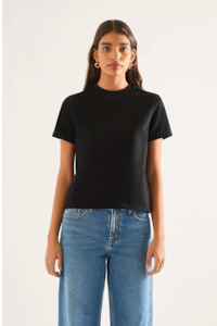 Designer Outland Denim: Outland Denim The Good Baby Tee - Black
