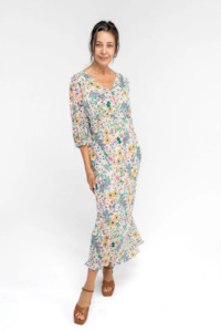 Carlson: Carlson Camille Dress - White