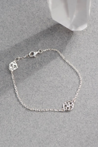 Zoe & Morgan Manuka Bracelet - 925 Sterling Silver with White Zircon
